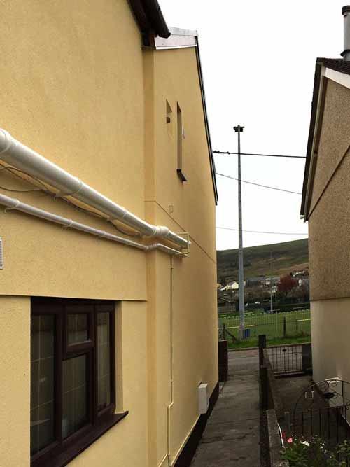 The same home after an external wrap