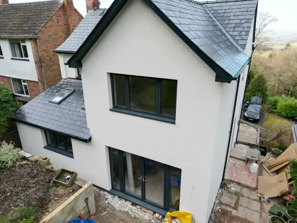 External wall insulation project photo